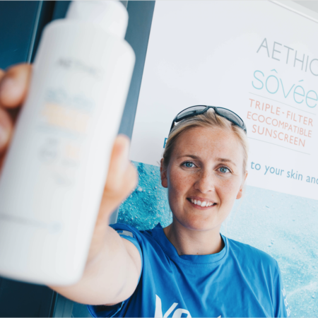 aethic reef safe sunscreen used by water sport professionals