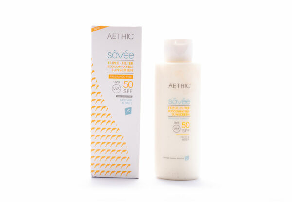 Aethic Eco compatible sunscreen pregnancy safe sunscreen