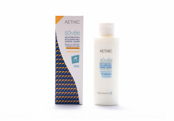 Aethic Sovee rehydrating surfer cream ecocompatible