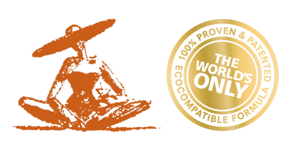 Aethic's golden seal for the world's only proven and patented reef safe sunscreen